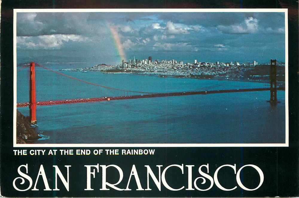 San Francisco — The City at the End of the Rainbow — Smith Novelty Co. - Vorderseite