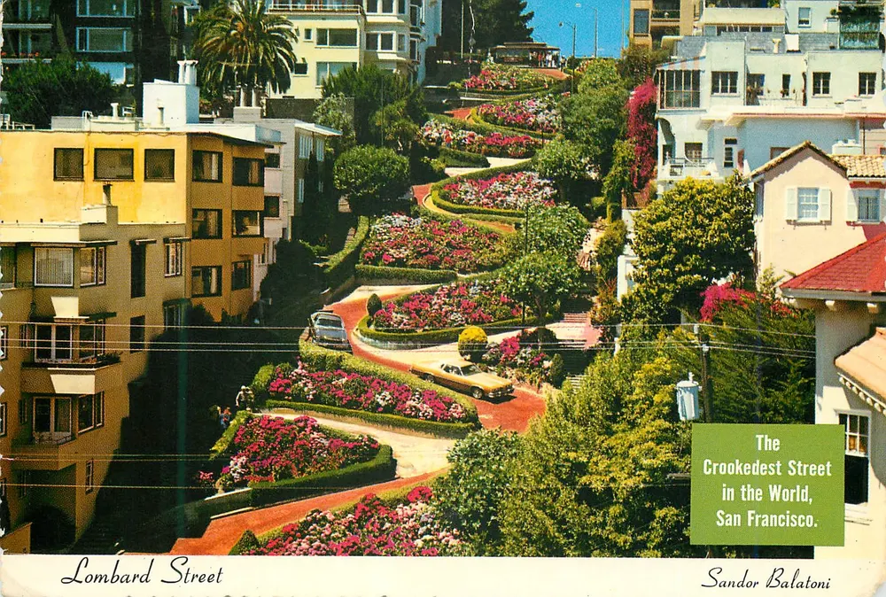 Lombard Street — Die windigste Straße der Welt, San Francisco — Sandor Balatoni - Vorderseite