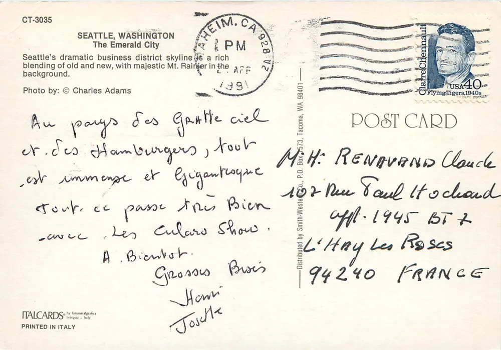 Seattle — A Cidade Esmeralda — ITALCARDS, n° CT-3035 - Verso