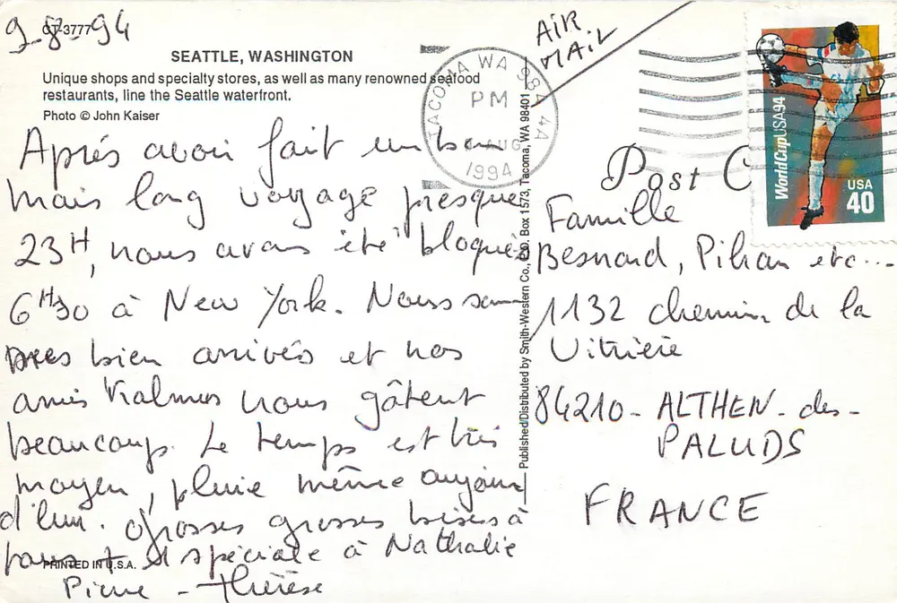 Seattle Waterfront — vista aérea — Foto © John Kaiser - Verso