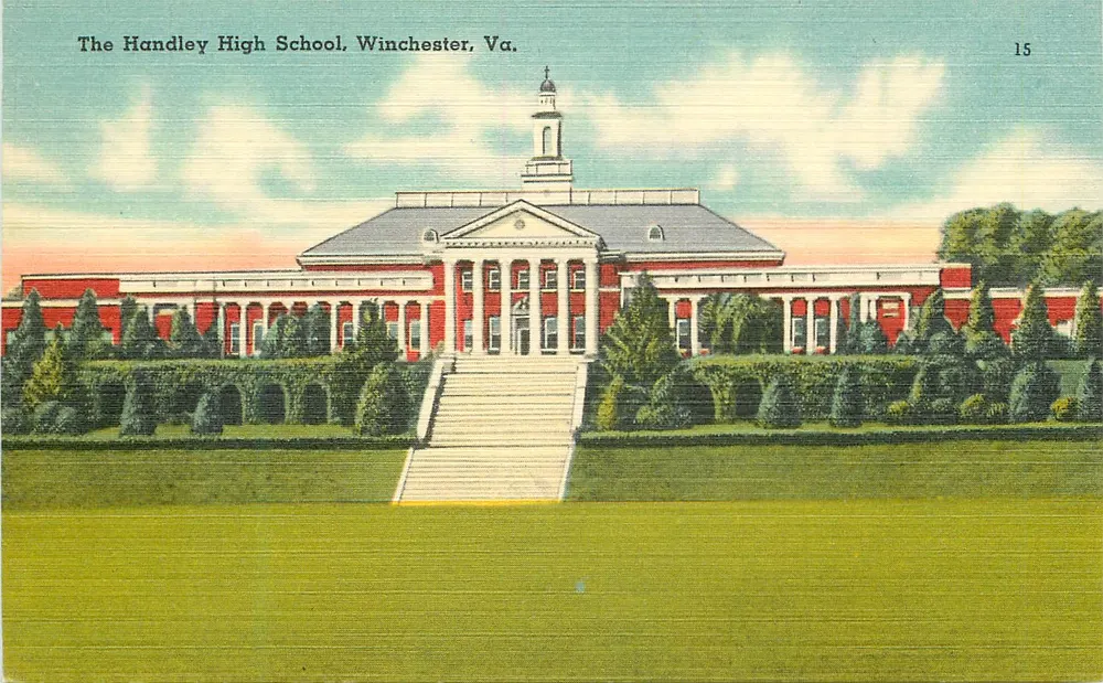 The Handley High School, Winchester, Va. — seria 15 — wydawca Technor Bros. Inc. - Awers