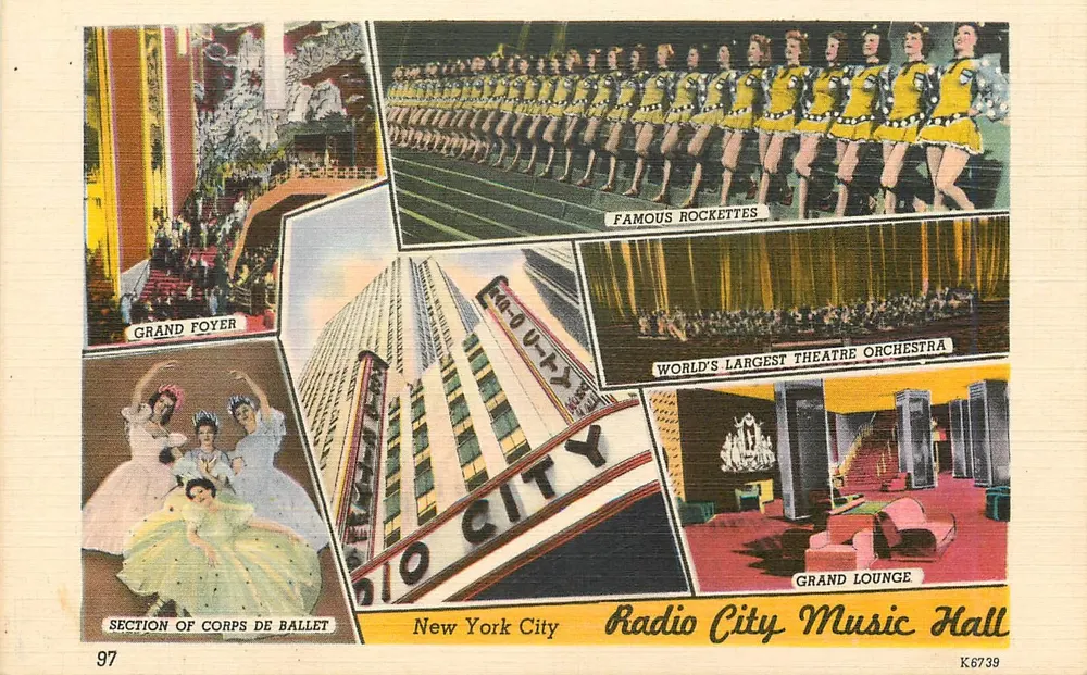Radio City Music Hall — New York City — Colourpicture Publication, Boston - Vorderseite