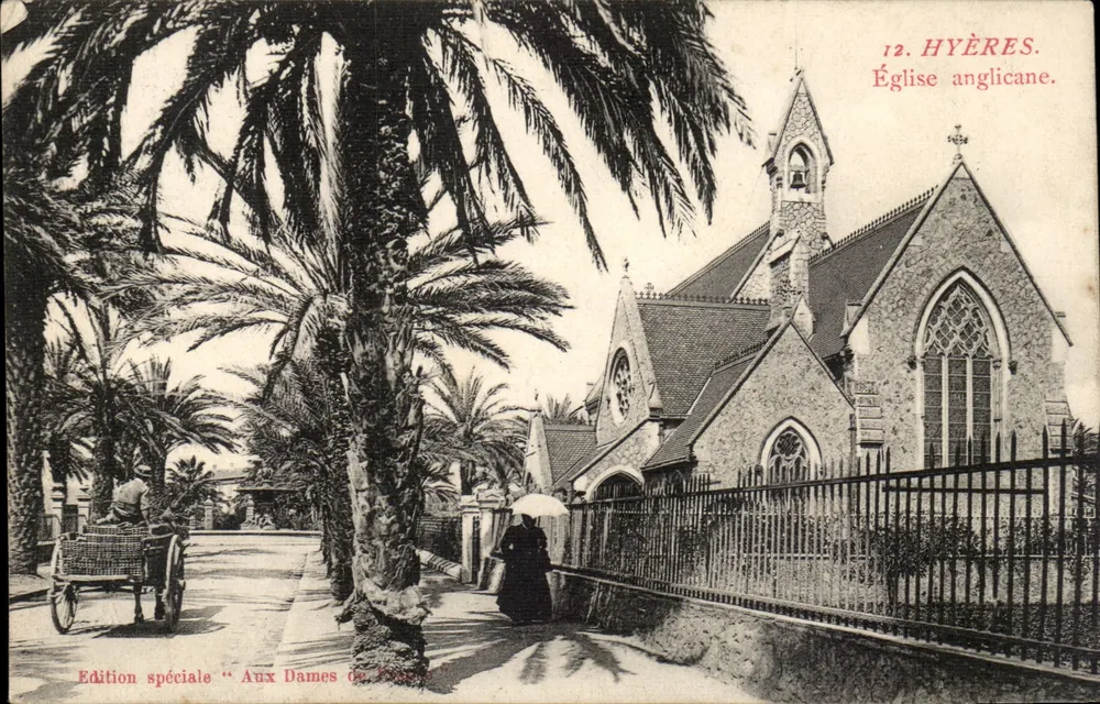 Hyères — Igreja Anglicana — Edição especial "Aux Dames de France" - Frente