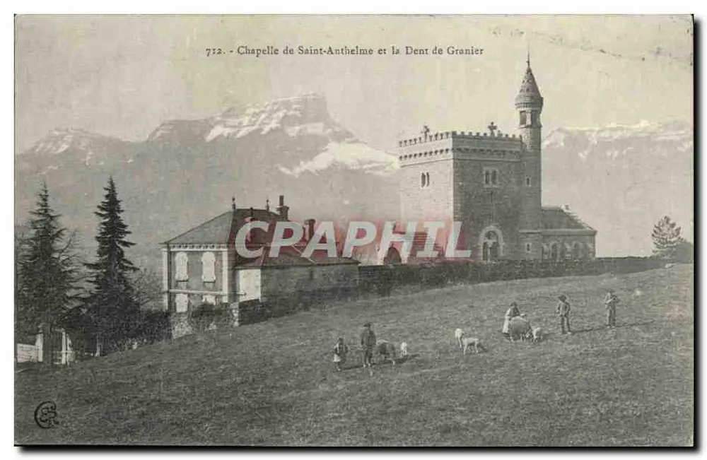 Kirche Saint-Anthelme und die Dent de Granier — 772 — Verlag C. S. (C. S.) - Vorderseite