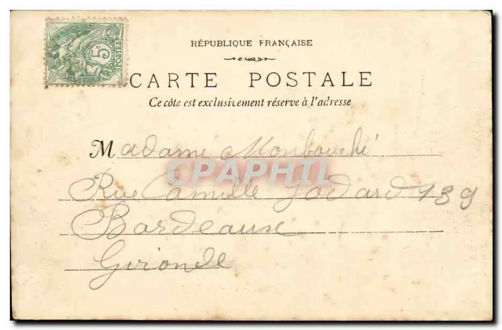 Marselha - A Catedral — Fototipo E. Lacour, 19, rue Thalamann — n°24 - Verso