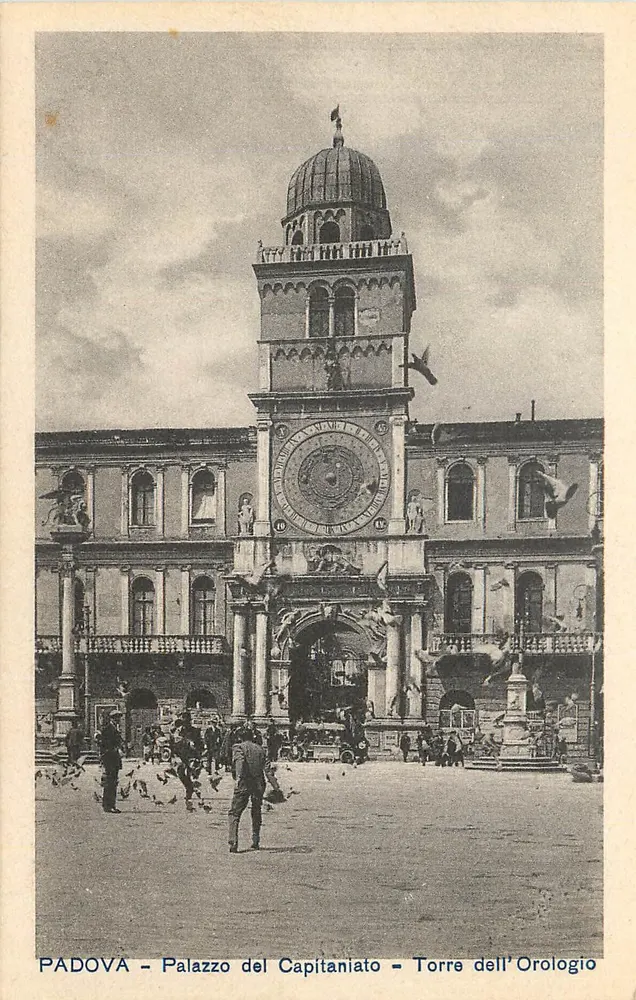Padoue - Palazzo del Capitaniato - Torre dell'Orologio - Recto