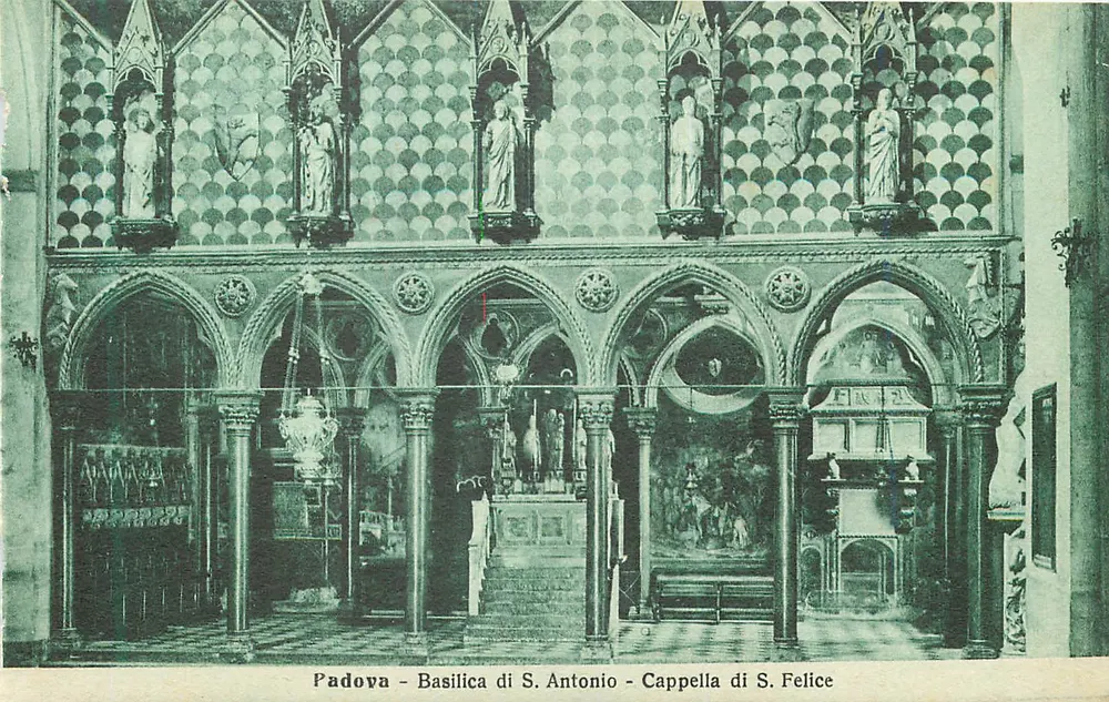 Padoue - Basilique de Saint Antoine - Chapelle de Saint Félice - Vorderseite