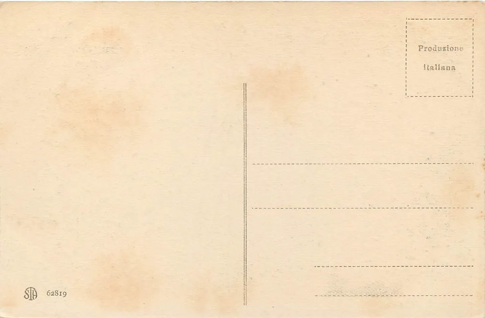 Padova - Piazza Vittorio Emanuele en Loggia Amulea — Nachten van de maan - Achterkant