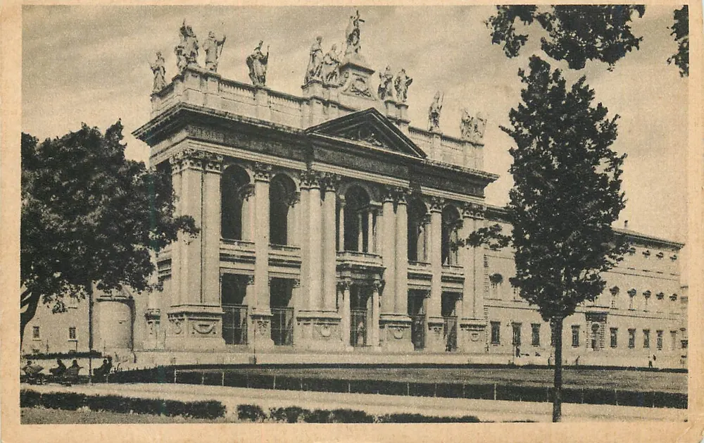 Basílica de São João de Latrão — Roma — editor 'Gesprengt' n° 1936 - Frente