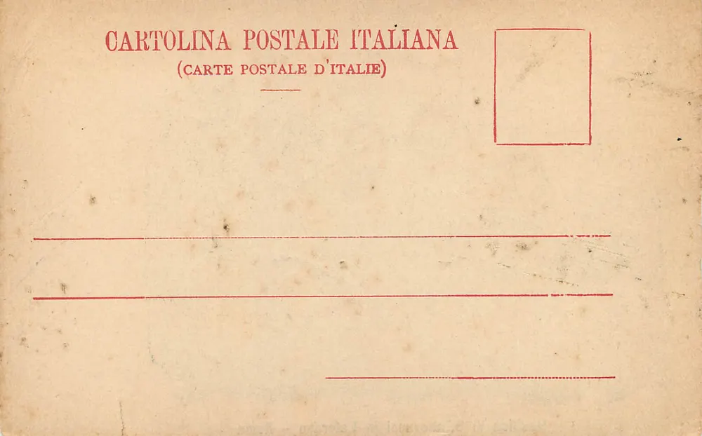 Basilica di S. Giovanni in Laterano – Roma — édition Cartolina Postale Italiana - Verso