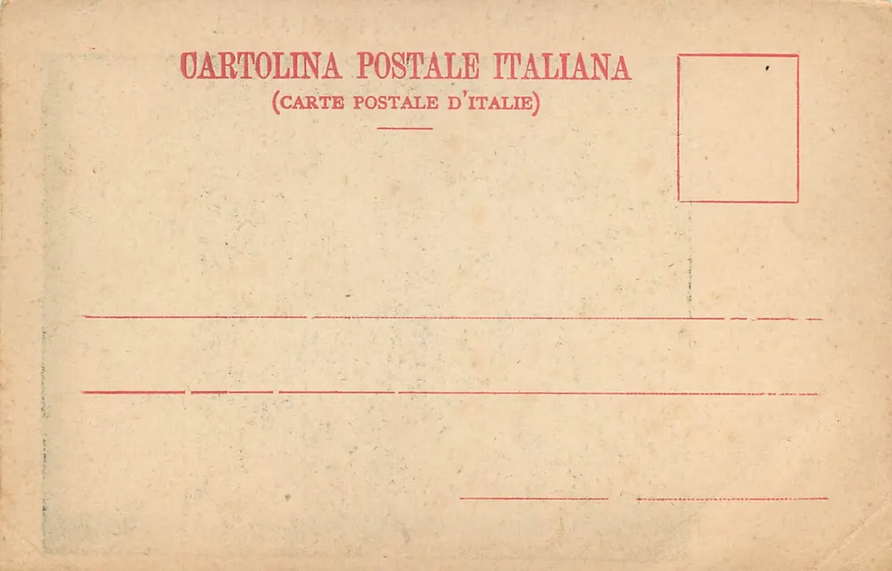 Trinità dei Monti (Piazza di Spagna) — Rome — Cartolina Postale Italiana - Verso