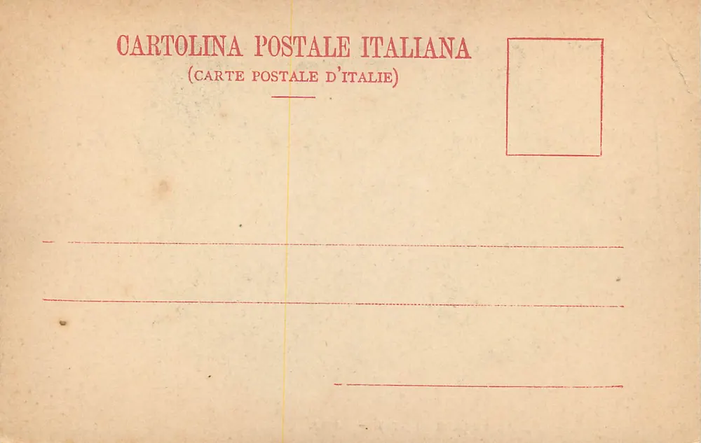 Fontana di Trevi – Roma – Cartolina Postale Italiana - Verso