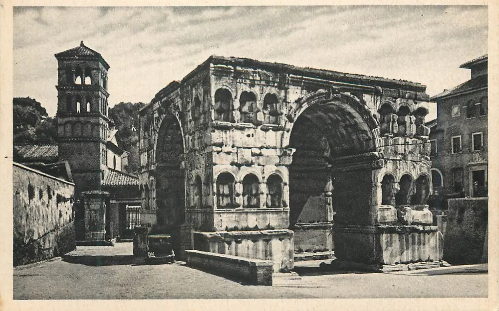 Roma — Arco di Giano — editor César Capella-Milano - Frente