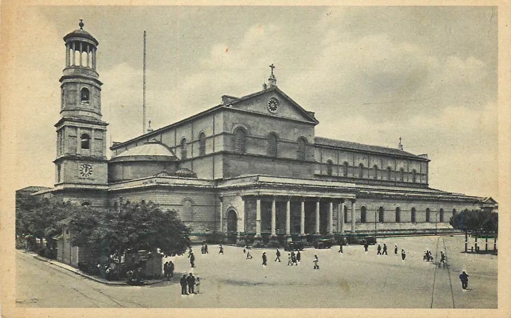 Basilika Saint-Paul-hors-les-murs — Rom — Verlag Becanis, Seriennummer 1933 - Vorderseite