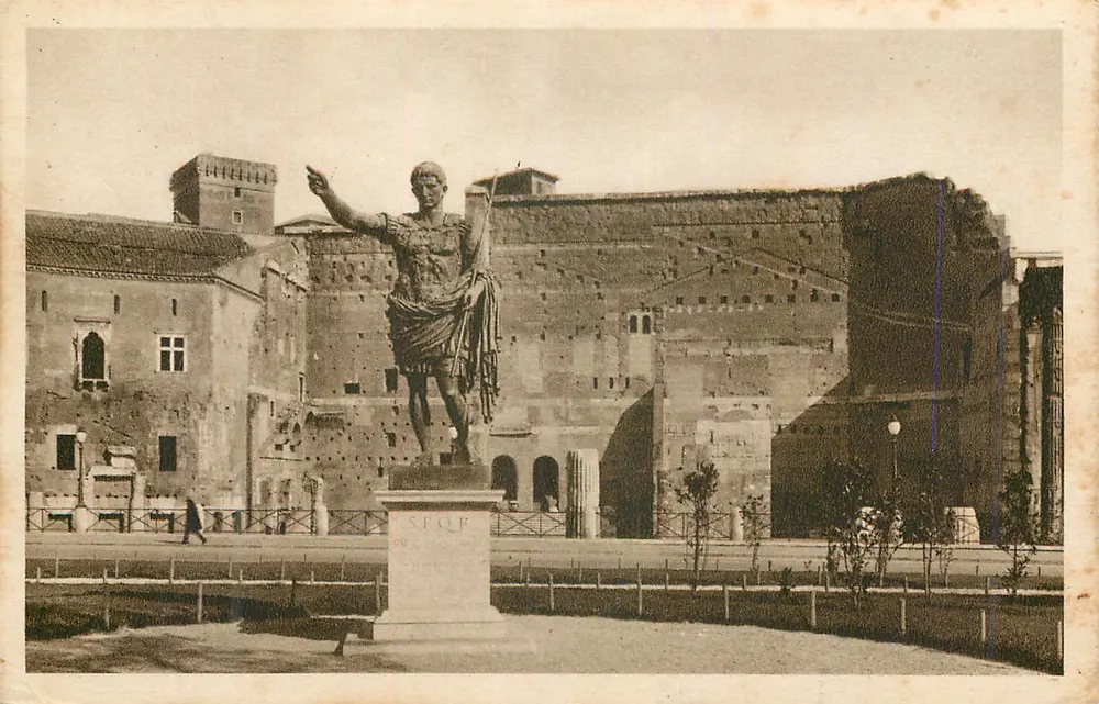 Roma - Estátua de Augusto no Fórum - Editor S. JOANNES ROSCO - Frente