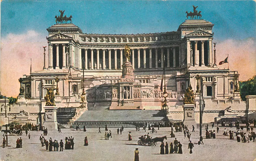 Monumento a Vittorio Emanuele II — Roma — editor desconhecido, n° de série 1353-48 - Frente