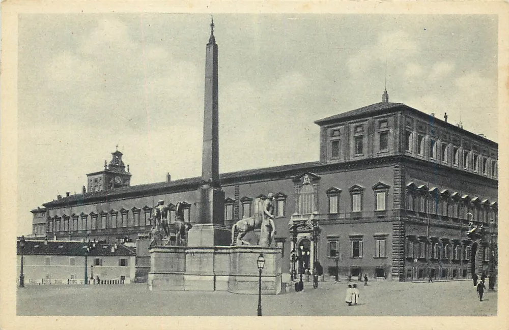 Palazzo del Quirinale — Königspalast — Cecani, n° 1933 - Vorderseite