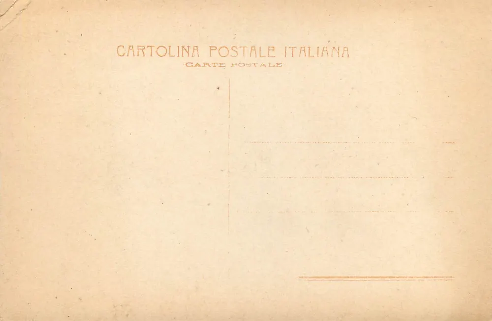 Roma - Fontana del Tritone — vista da fonte com edifícios e carruagens — editor Cartolina Postale Italiana - Verso
