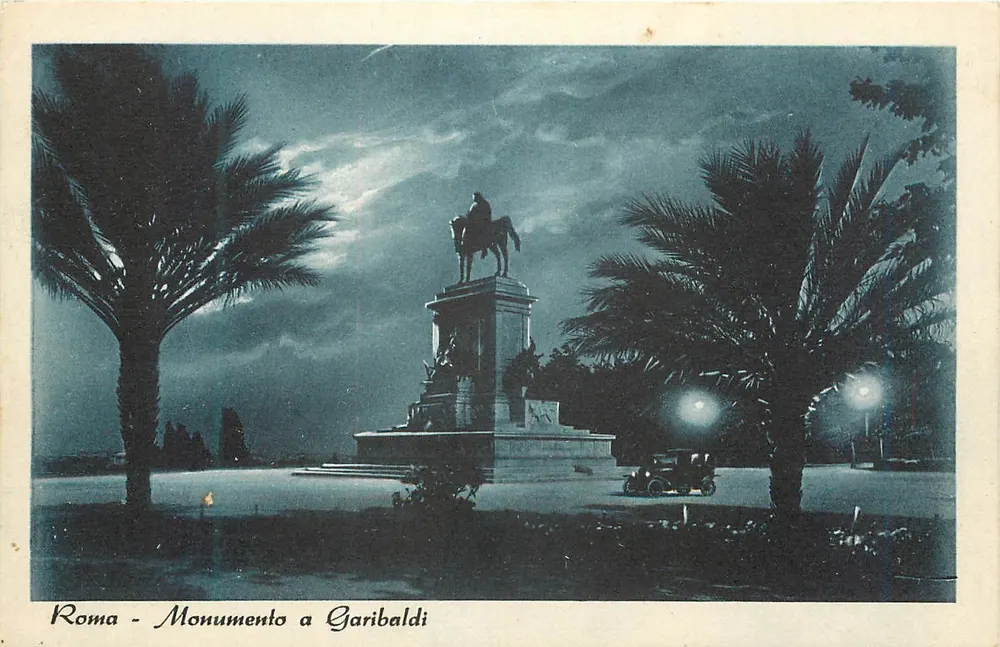 Roma - Monumento a Garibaldi — editor ALTEROCCA-TERNI, n° XXI - Frente