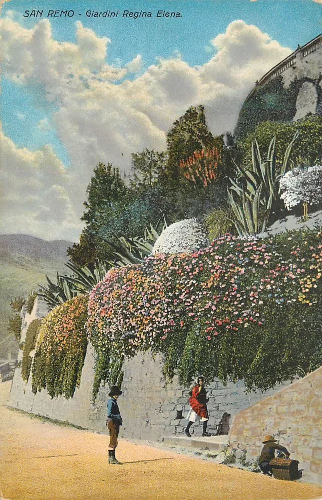 San Remo - Giardini Regina Elena — D.T. Ediz. Luxus No. 391 - Recto