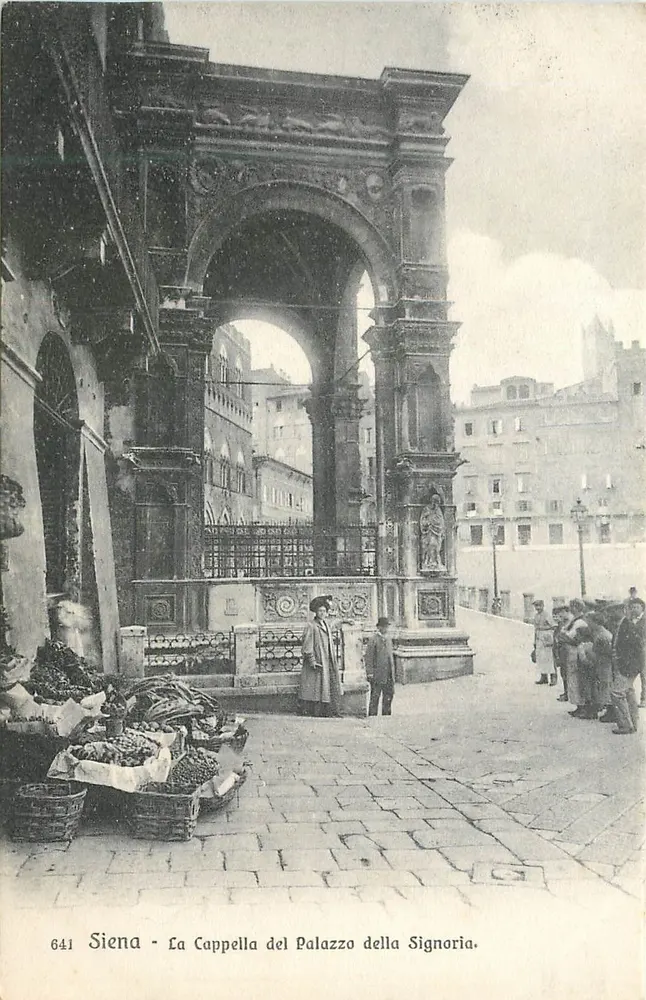 Siena - Die Kapelle des Palazzo della Signoria — Verlag S. Venturini, Nr. 641 - Vorderseite