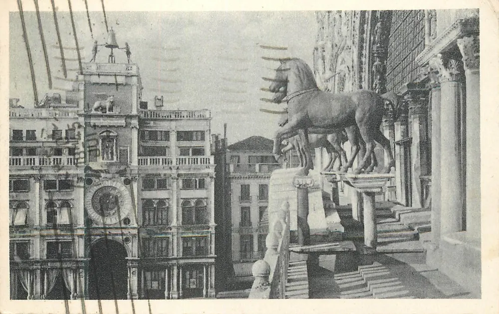 Venedig — Die Bronzenen Pferde — Verlag R.D. Cesare Capello, Mailand - Vorderseite