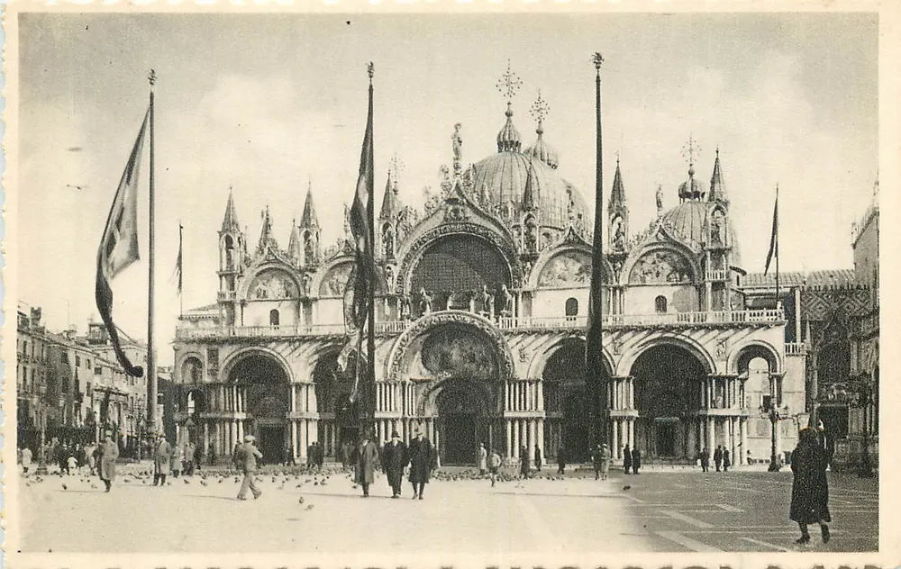 Veneza — Basílica de São Marcos — editor Becamie, número de série não visível - Frente