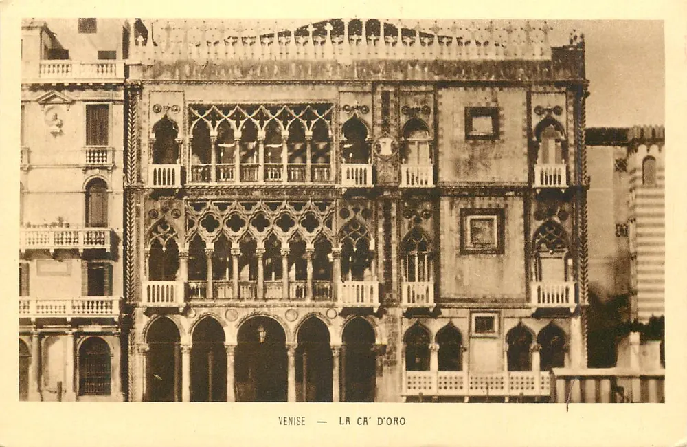 Veneza — A Casa d'Oro — Braun & Cie, Paris - Frente