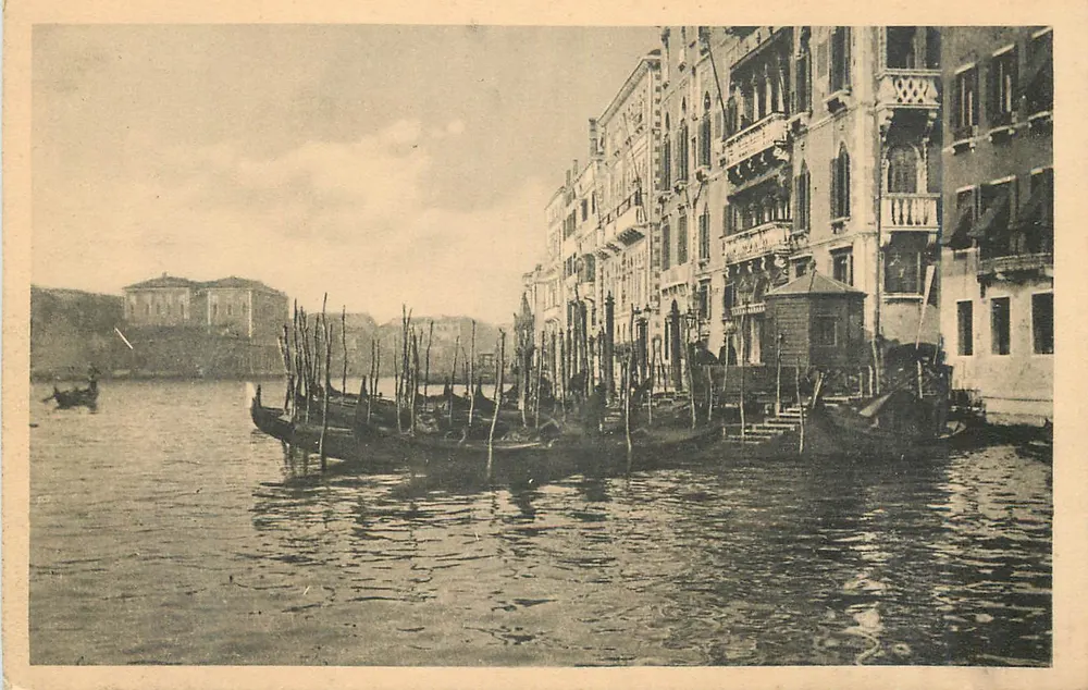 Venedig — Grand Canal, Hotel Europe — Martin & Michiell, Venedig - Vorderseite