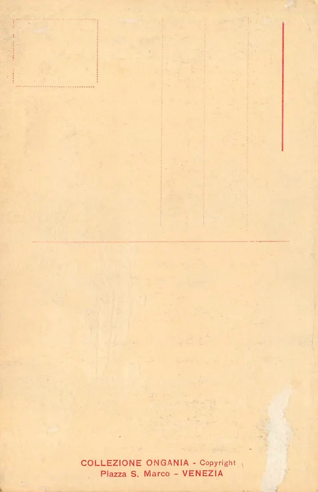 Palazzo Rezzonico em Veneza — vista da fachada — editor Browning - Verso