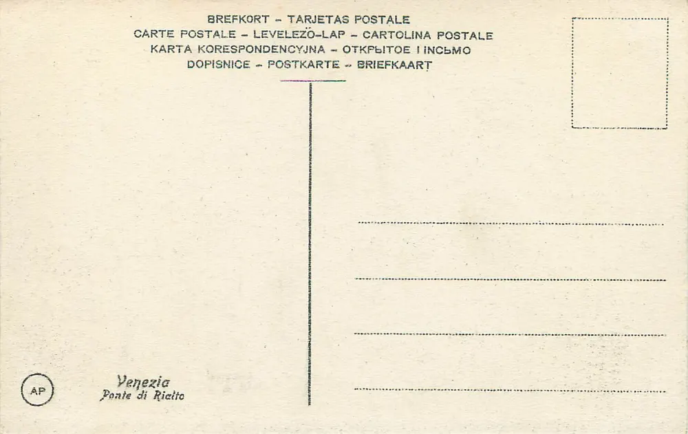 Vêneto — Ponte di Rialto — editor AP - Verso