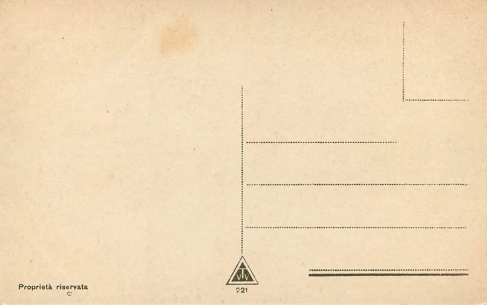 Verona — Panorama da Castel S. Pietro — editore JT, n° 221 - Verso