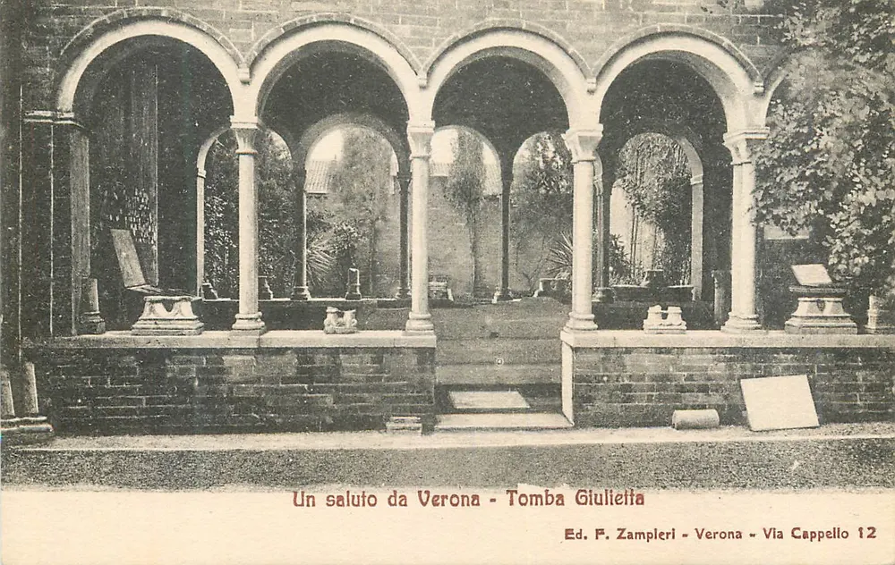 Verona - Grab von Julia - Verlag F. Zampleri - Via Cappello 12 - Vorderseite