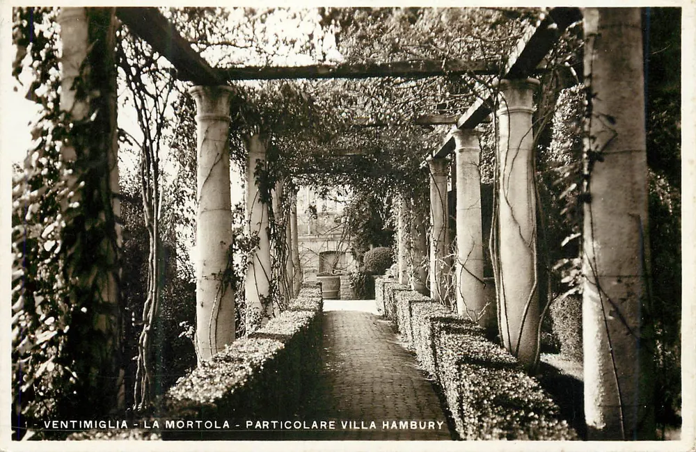 Ventimiglia - La Mortola - Particolare Villa Hambury - Vorderseite