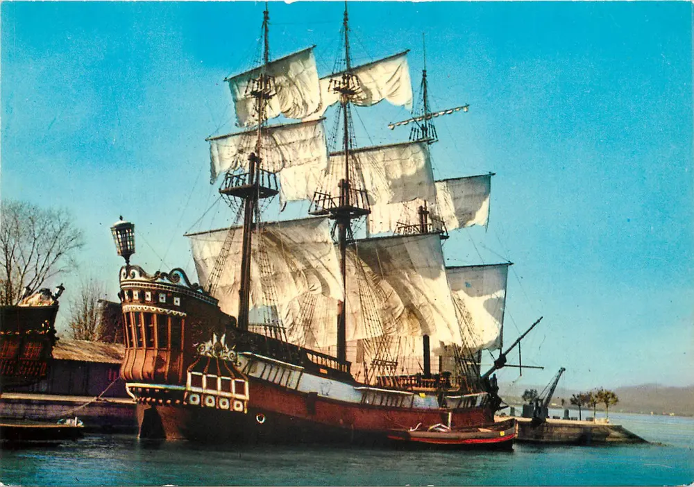 Peschiera — Ein altes Segelschiff — Edizioni Fantoni & Rivetta, Como - Vorderseite