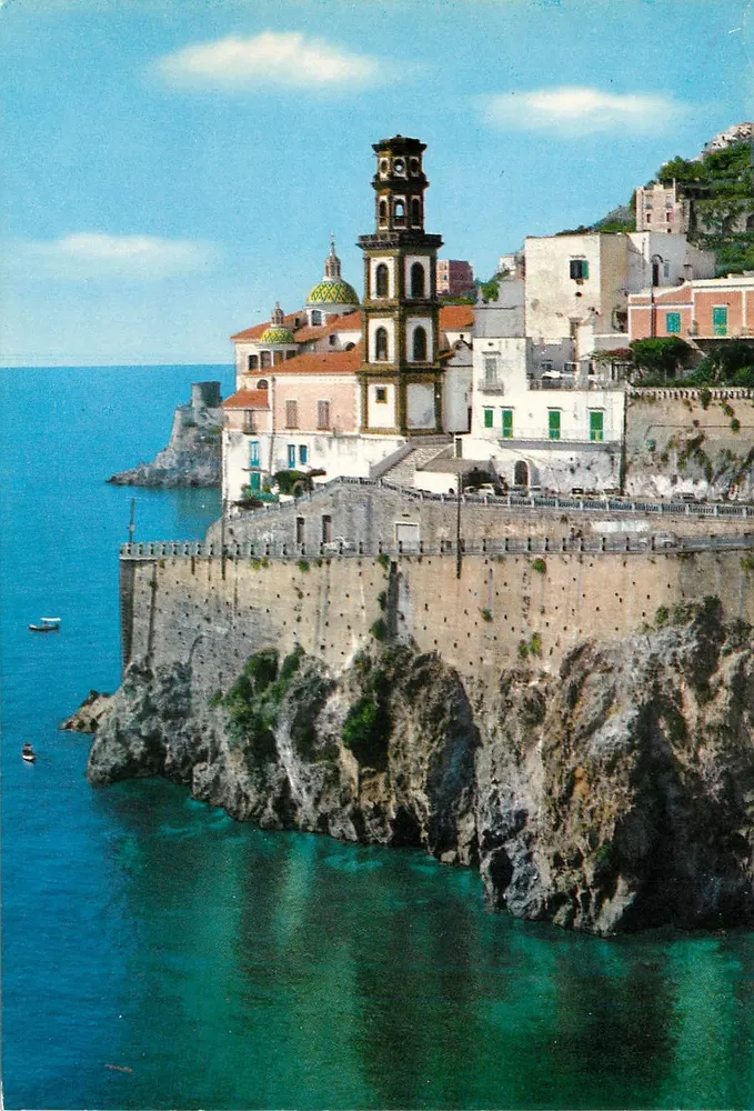 Atrani — Vista geral — Rotastampa Terni - Frente