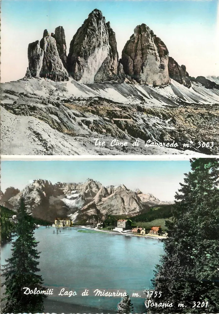 Tre Cime di Lavaredo — Dolomitas — Edelweiss - Calalzo - Frente