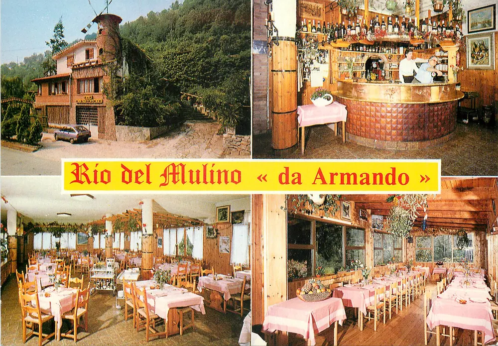 Rio del Mulino « da Armando » — Holzrestaurant und Bar — Verleger nicht sichtbar - Vorderseite