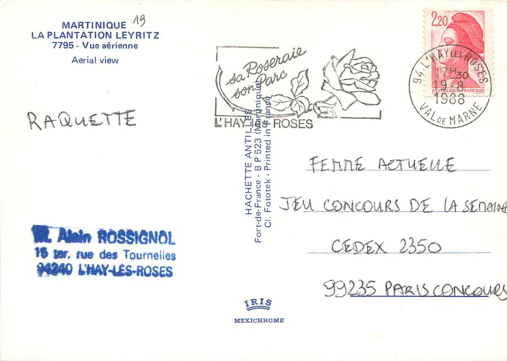 La Plantation Leyritz — Luftbild — IRIS - Rückseite