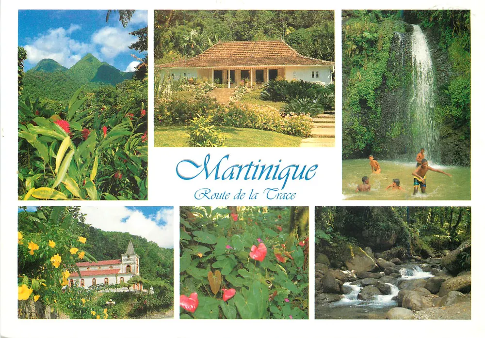 Martinique — Estrada da Trace — Edições La Case à Rhum - Frente