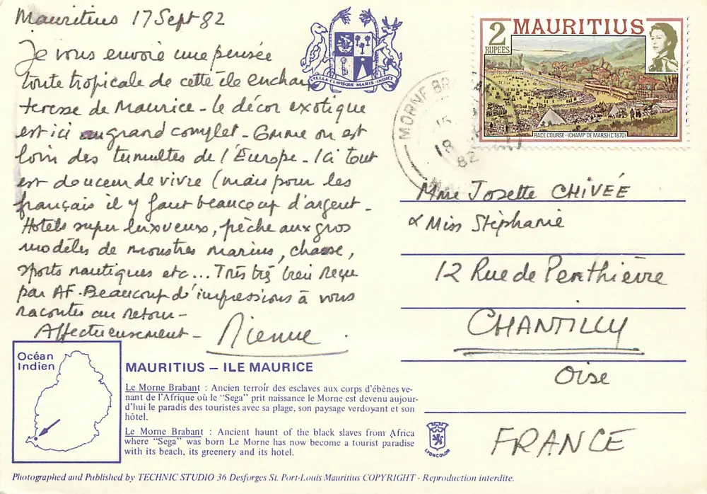 Le Morne Brabant — Mauritius — wydawca TECHNIC STUDIO - Rewers