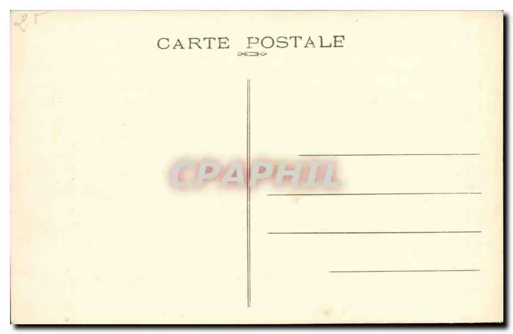 Marseille — O Palácio Longchamp — A.T. n°26 - Verso