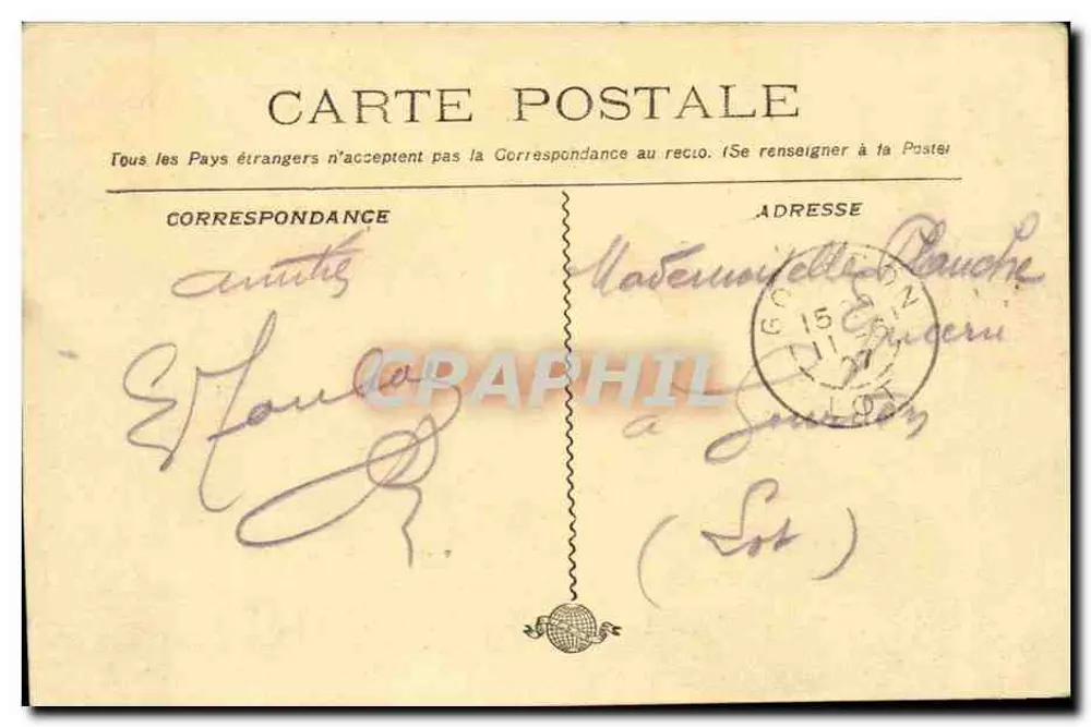 Marseille - Um Canto da Corniche — editor não identificado, n°5 - Verso