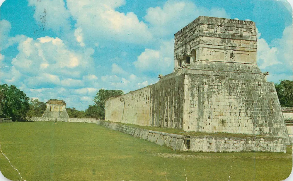 El Juego de Pelota Chichén Itzá, Yucatán — Postkarte "Vista Color" — Verlag: Litográfica Turnerex, S.A., Apdo. 274, México - Vorderseite