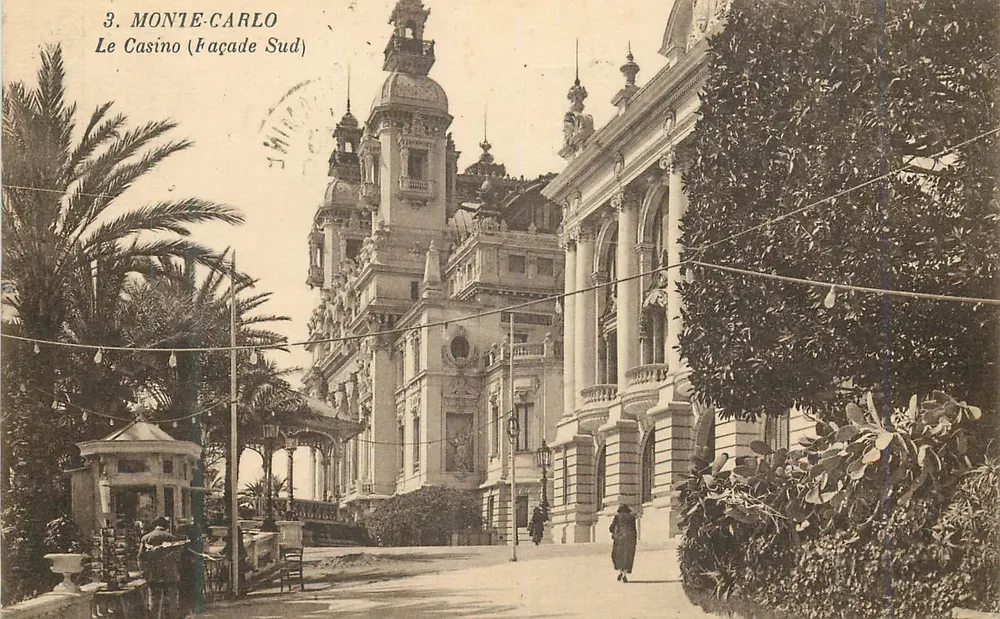 Monte-Carlo — A Fazenda do Casino (Fachada Sul) — Roslan et Reneaud, editores - Frente