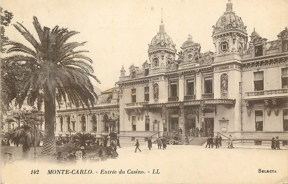 Monte-Carlo - Entrada do Casino - LL - Selecta - Frente