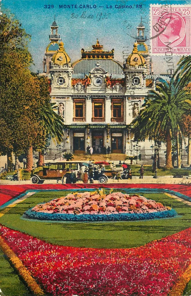 Monte-Carlo — O Casino. RM — Fotografia de Munier, Nice, n°329 - Frente