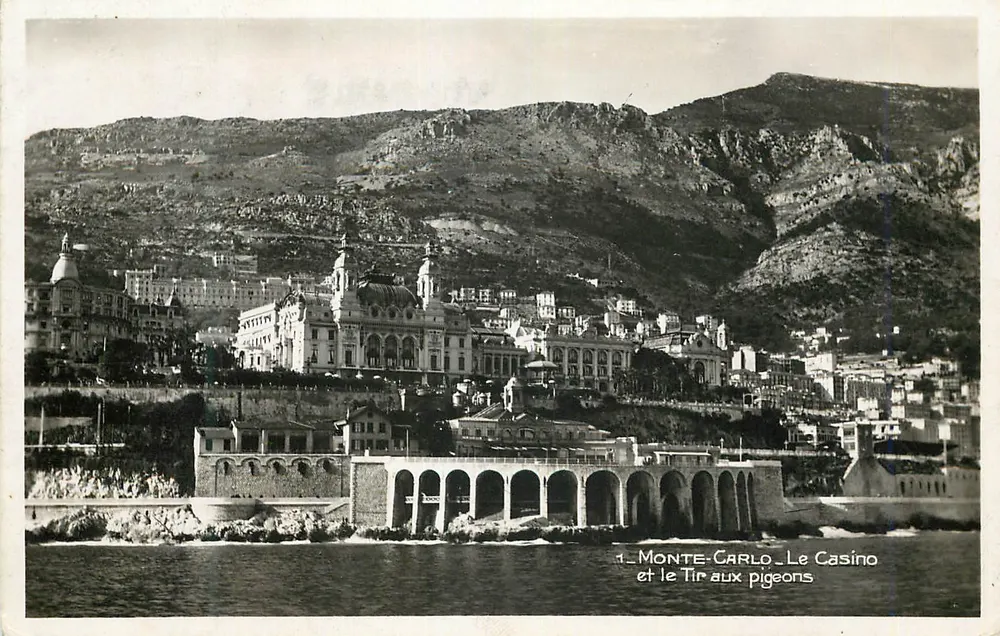Monte-Carlo — Das Casino und das Schießen auf Tauben — Éditions J. Coubert - Vorderseite