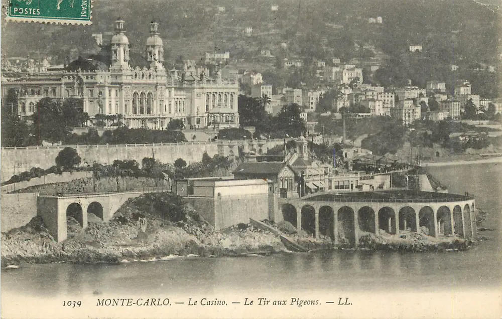 Monte-Carlo — Das Casino — Das Schießen auf Tauben — LL. — N° 1039 - Vorderseite