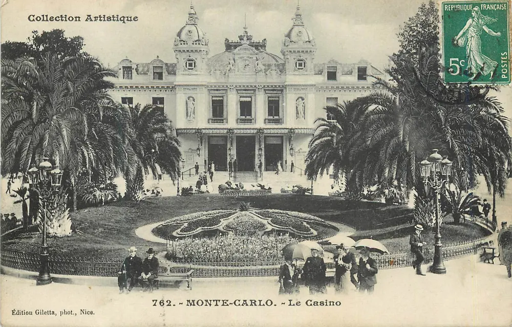 Monte-Carlo — O Casino — Edição Giletta, fot., Nica. n°762 - Frente